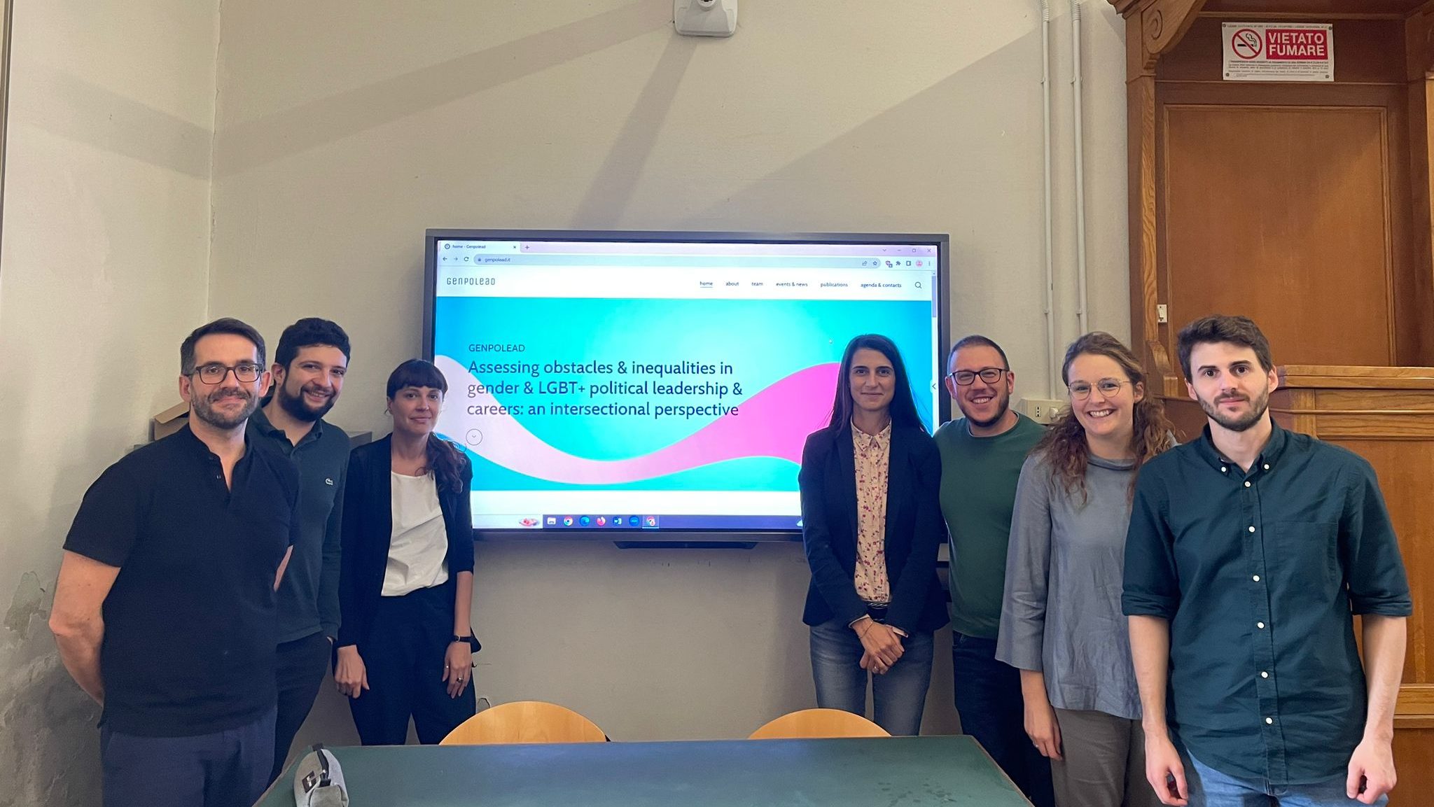 Genpolead team at the Gender, Leadership and Party Politics Workshop